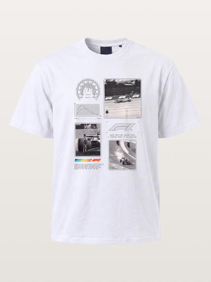 Silverstone F1 Vintage Race Archive Cotton T-shirt