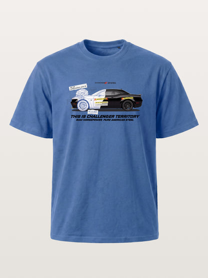 Blueprint Hellcat Spec Poster Gildan T-shirt