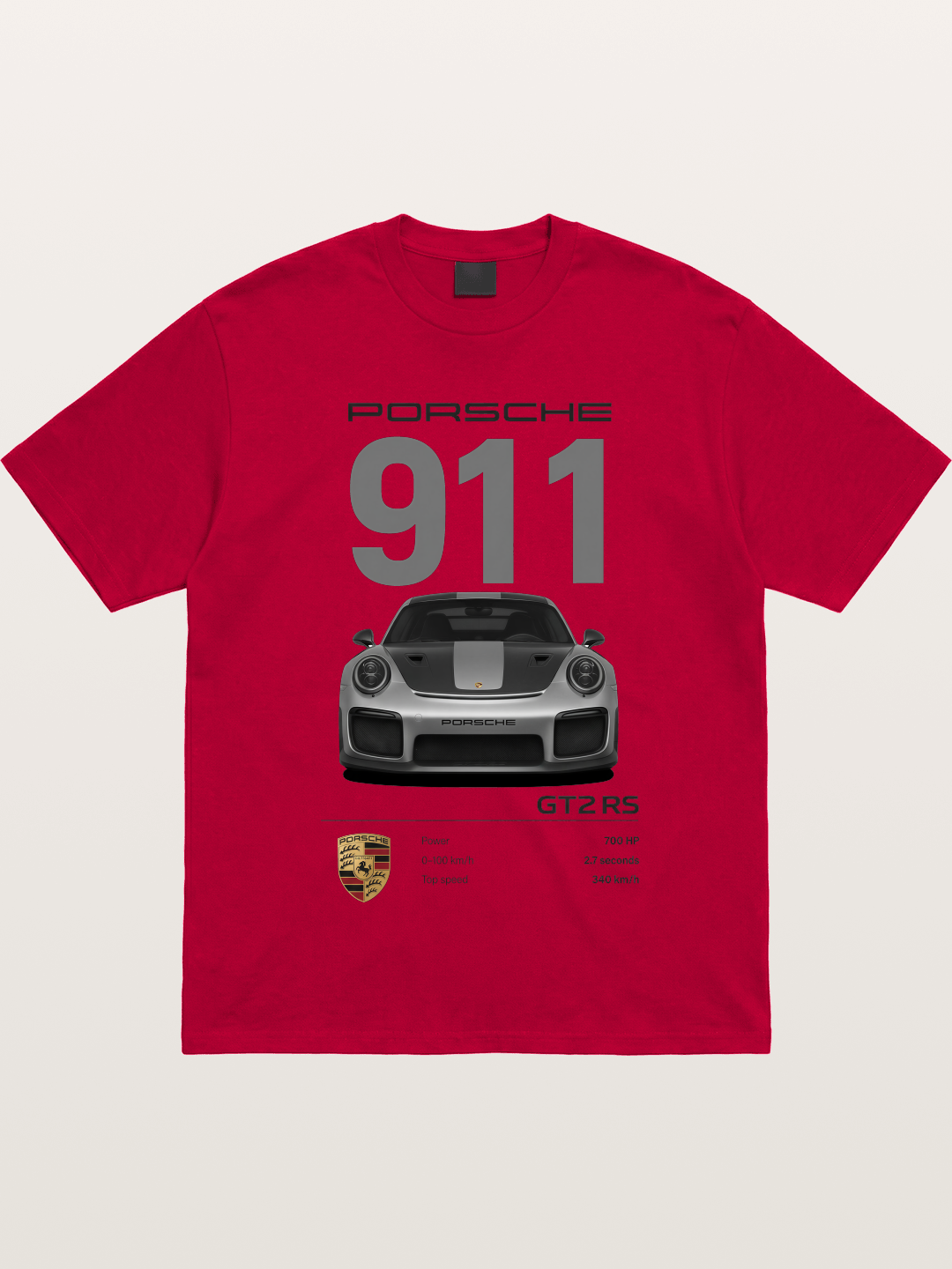 911 GT2 RS Spec Sheet Art Gildan T-shirt