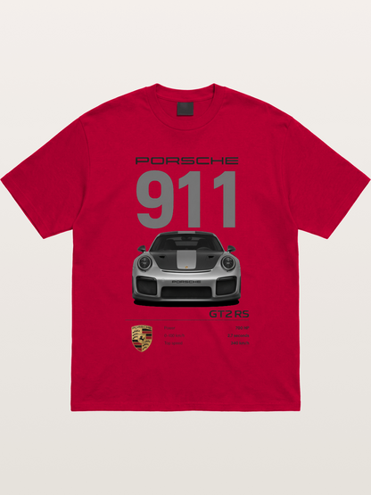 911 GT2 RS Spec Sheet Art Gildan T-shirt