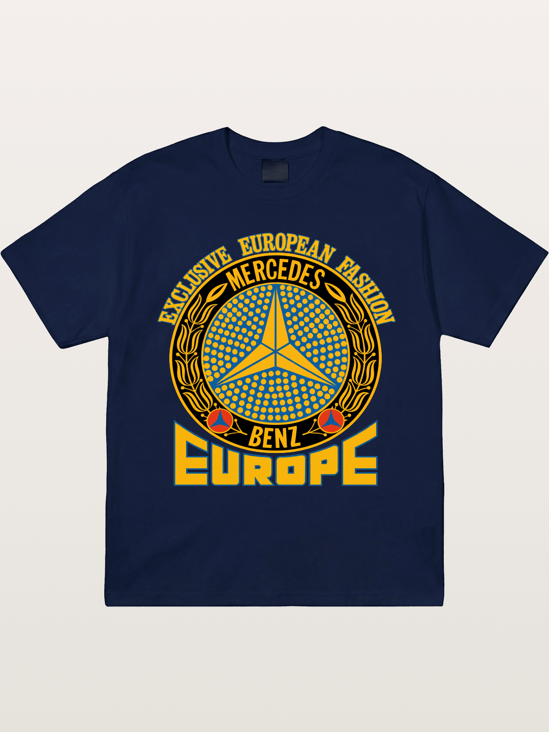 European Fashion Mercedes Print Gildan T-shirt