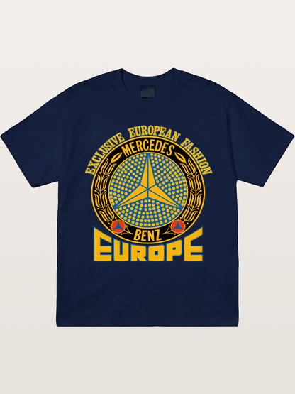 European Fashion Mercedes Print Gildan T-shirt