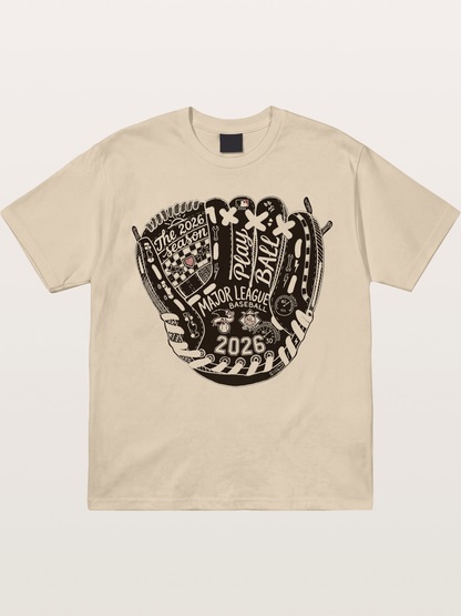 Play Ball Glove Gildan T-shirt