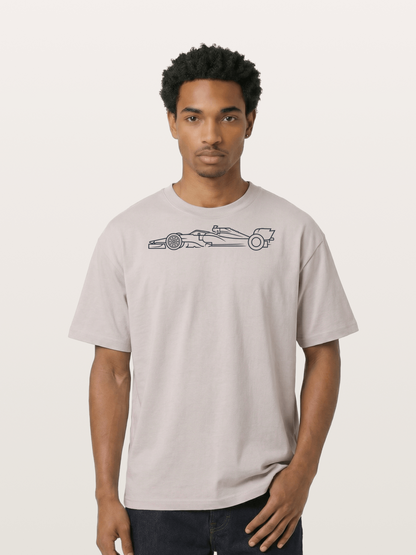 Race Outline Cotton T-shirt