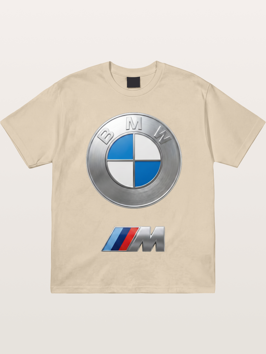 BMW M Series Metal Emblem Gildan T-shirt