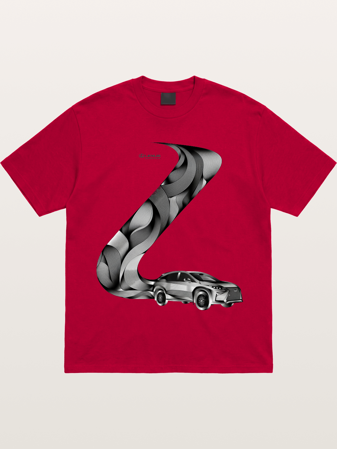 Lexus Wave Line Art Graphic Gildan T-shirt