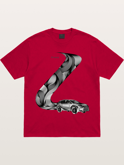 Lexus Wave Line Art Graphic Gildan T-shirt
