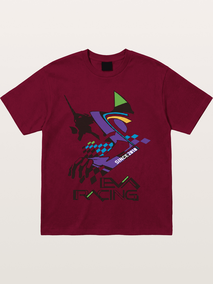 Eva Racing Checkered Flag Gildan T-shirt