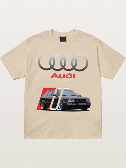 Audi Retro Car Split Design Gildan T-shirt