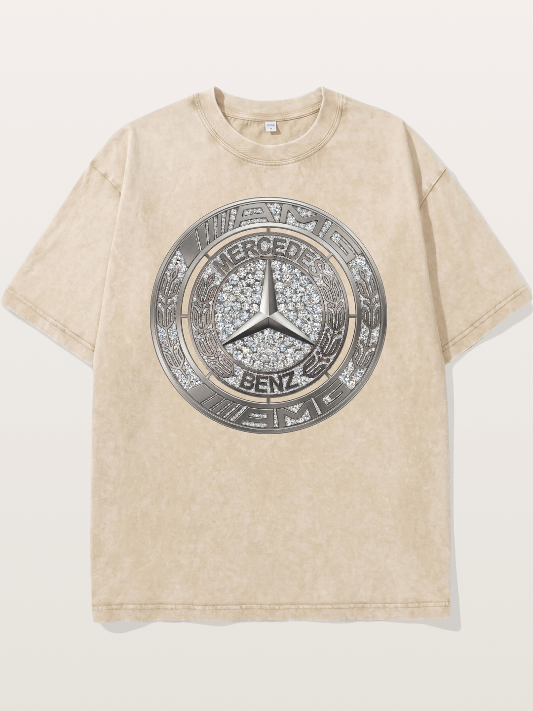 Mercedes Diamond Logo Art Washed T-shirt