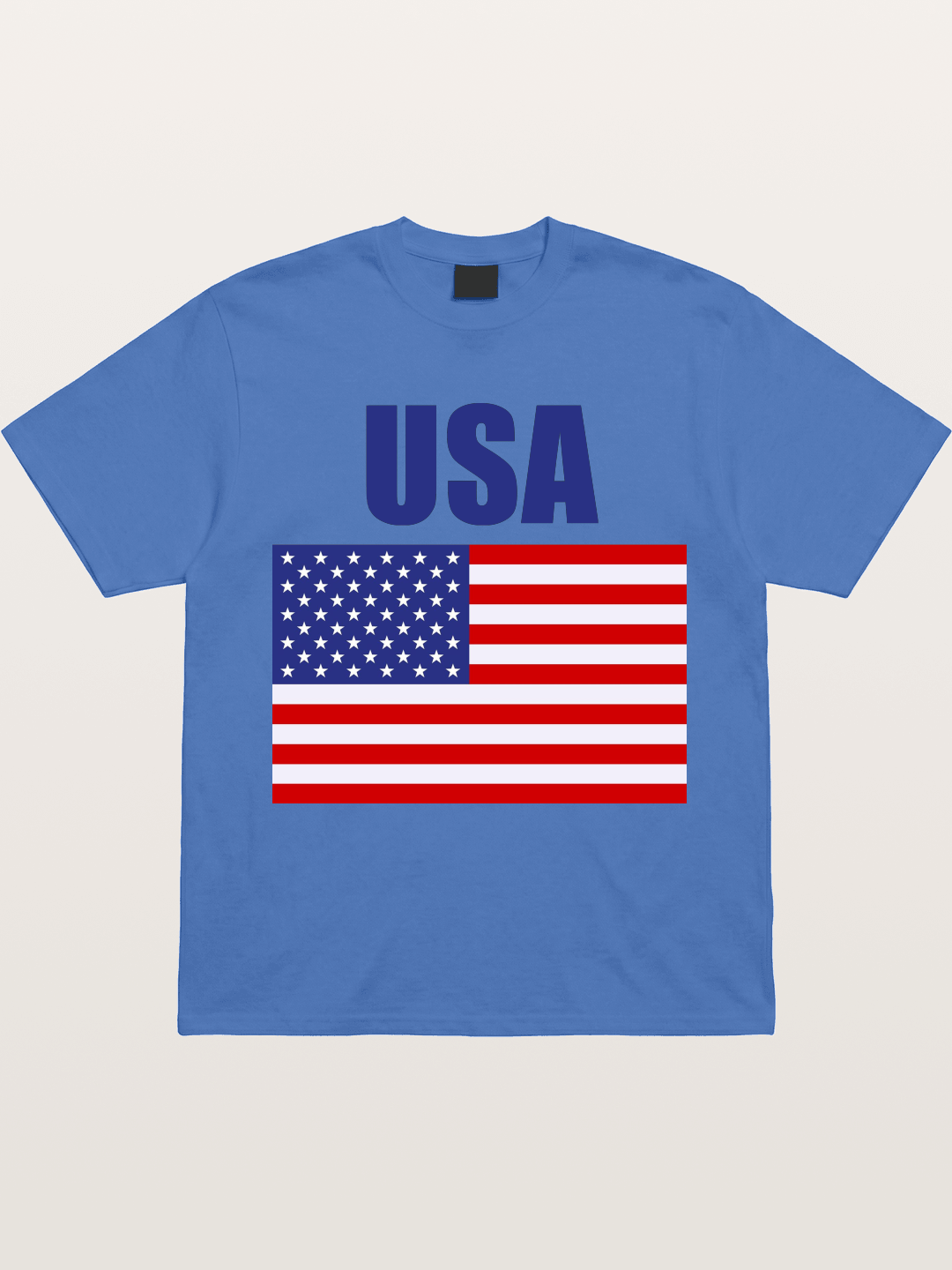 Simple USA American Flag Gildan T-shirt