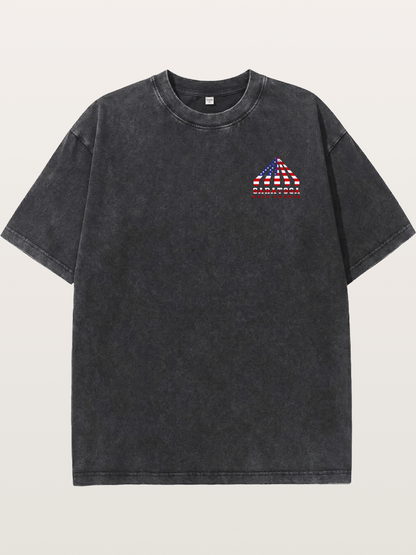 Saratoga Star Spangled Tent Top Washed T-shirt
