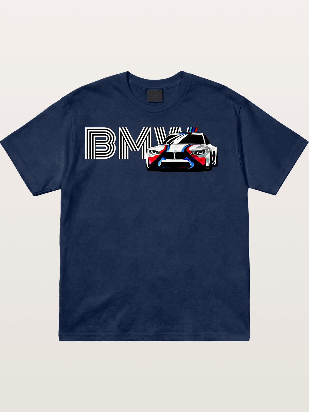 BMW M Series Typography Print Cotton T-shirt