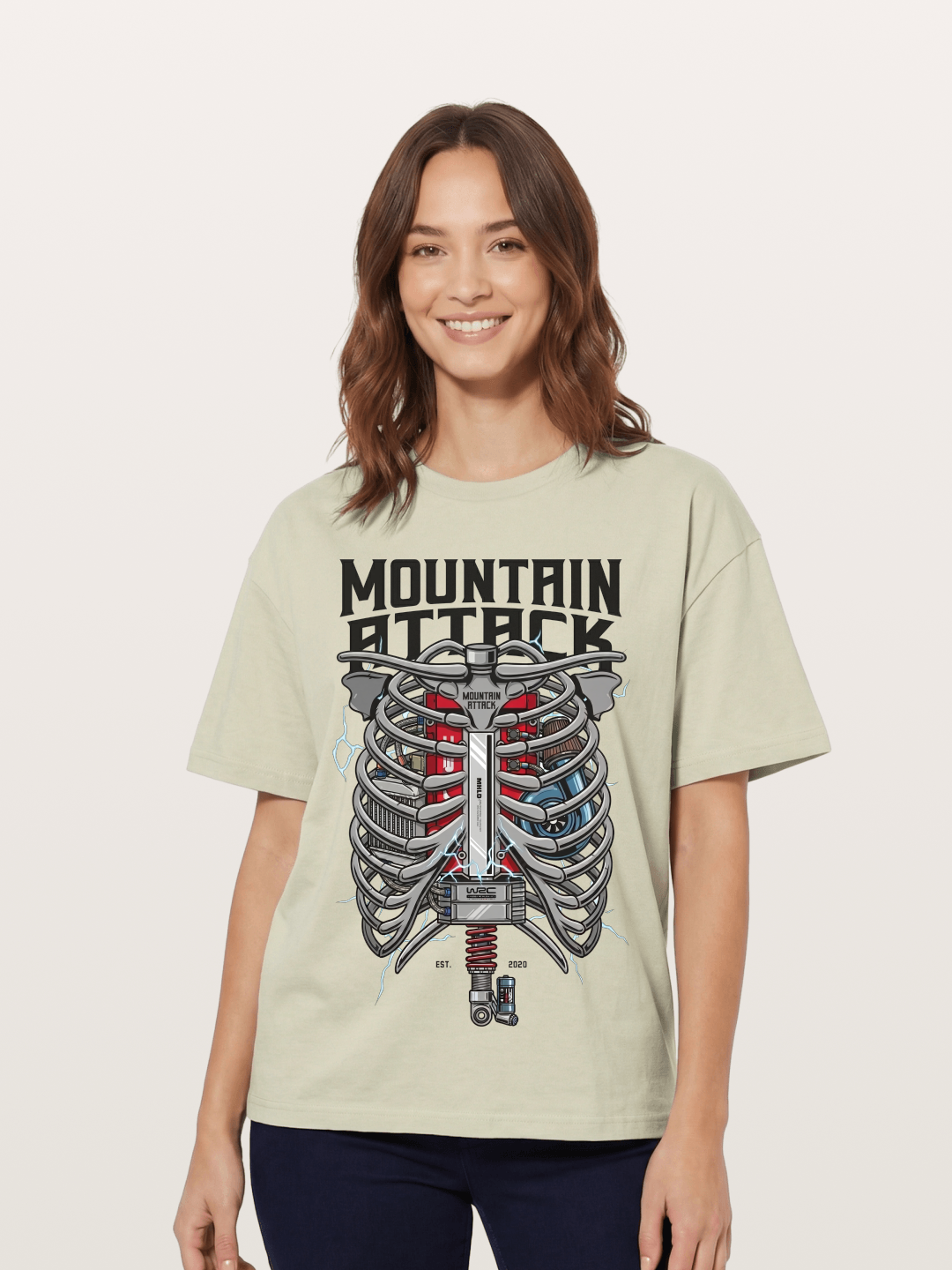 Rib Cage Cotton T-shirt
