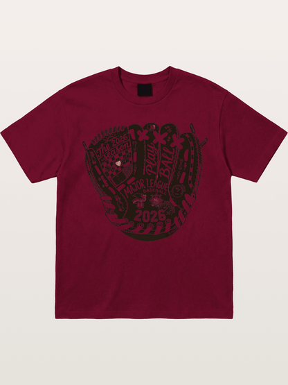 Play Ball Glove Gildan T-shirt