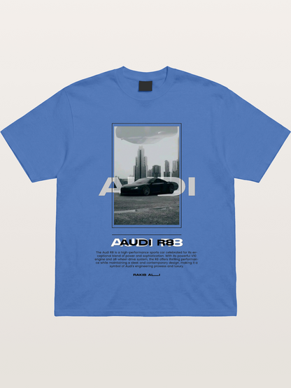 Audi R8 City Night Graphic Gildan T-shirt