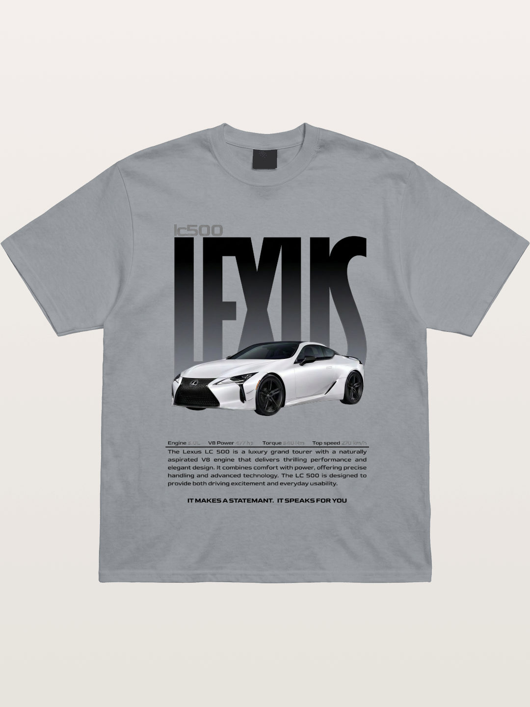 Lexus LC500 Magazine Style Poster Gildan T-shirt