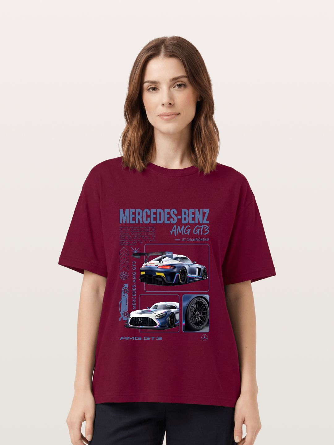 Mercedes AMG GT3 Race Car Gildan T-shirt
