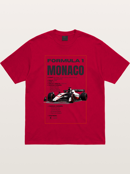 F1 Monaco Grand Prix Fact Sheet Gildan T-shirt