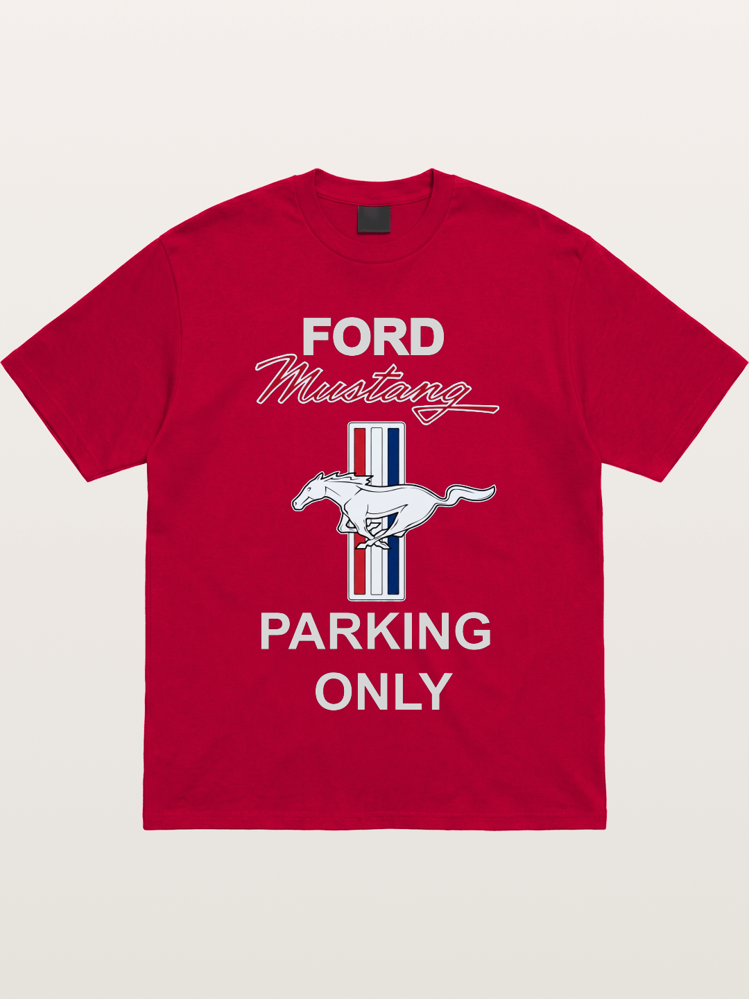 Ford Mustang Parking Only Sign Gildan T-shirt