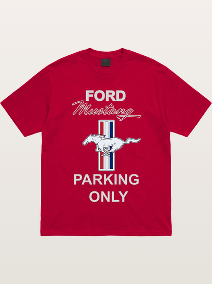 Ford Mustang Parking Only Sign Gildan T-shirt