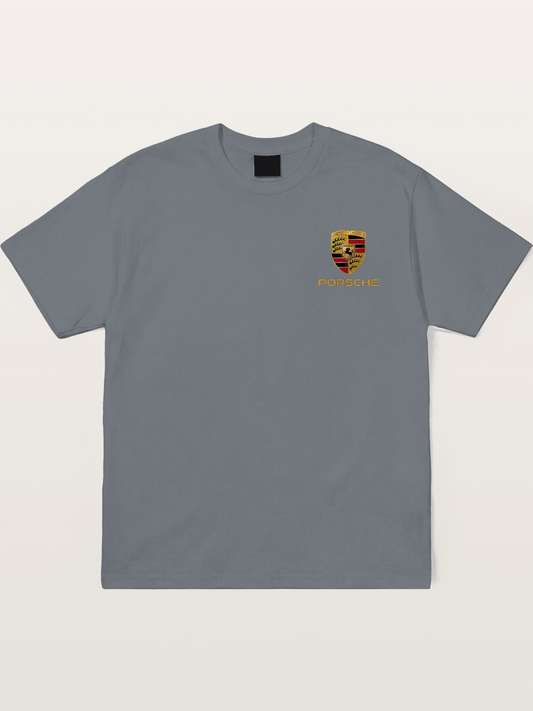 Porsche Crest Stuttgart Shield Cotton T-shirt