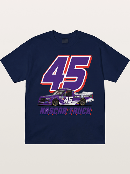 Purple 45 Racer Gildan T-shirt