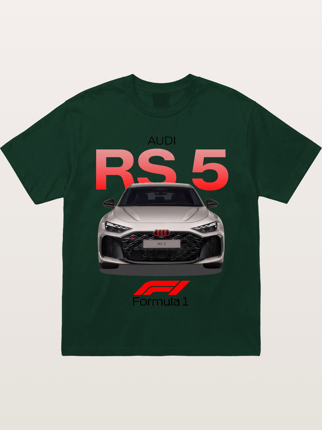 Audi RS5 F1 Inspired Poster Gildan T-shirt