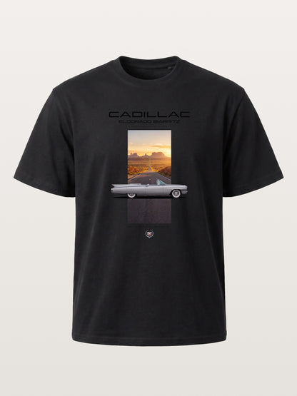 Cadillac Eldorado Desert Sunset Card Gildan T-shirt