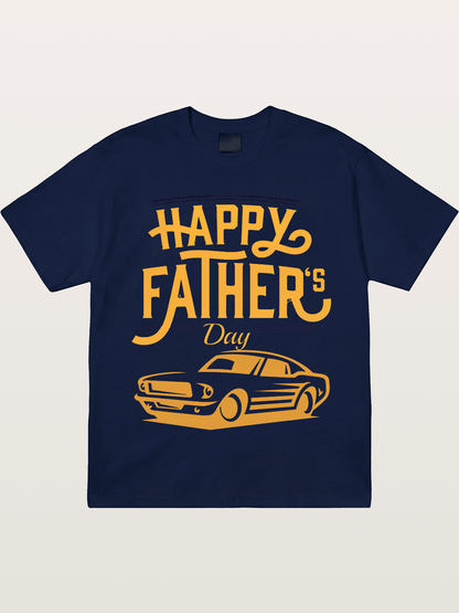 Father's Day Muscle Car Art Gildan T-shirt