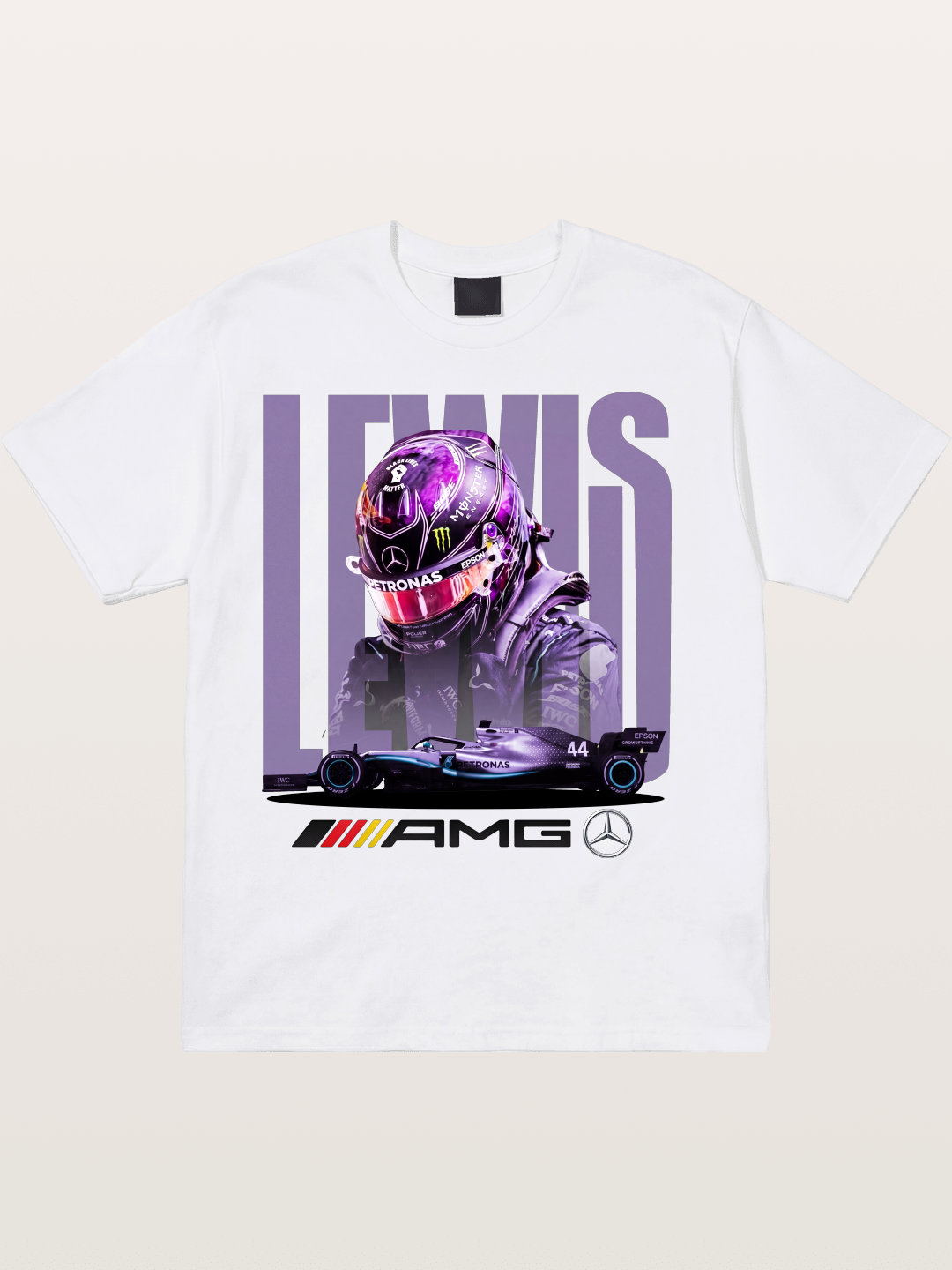Hamilton 44 Mercedes F1 Cotton T-shirt