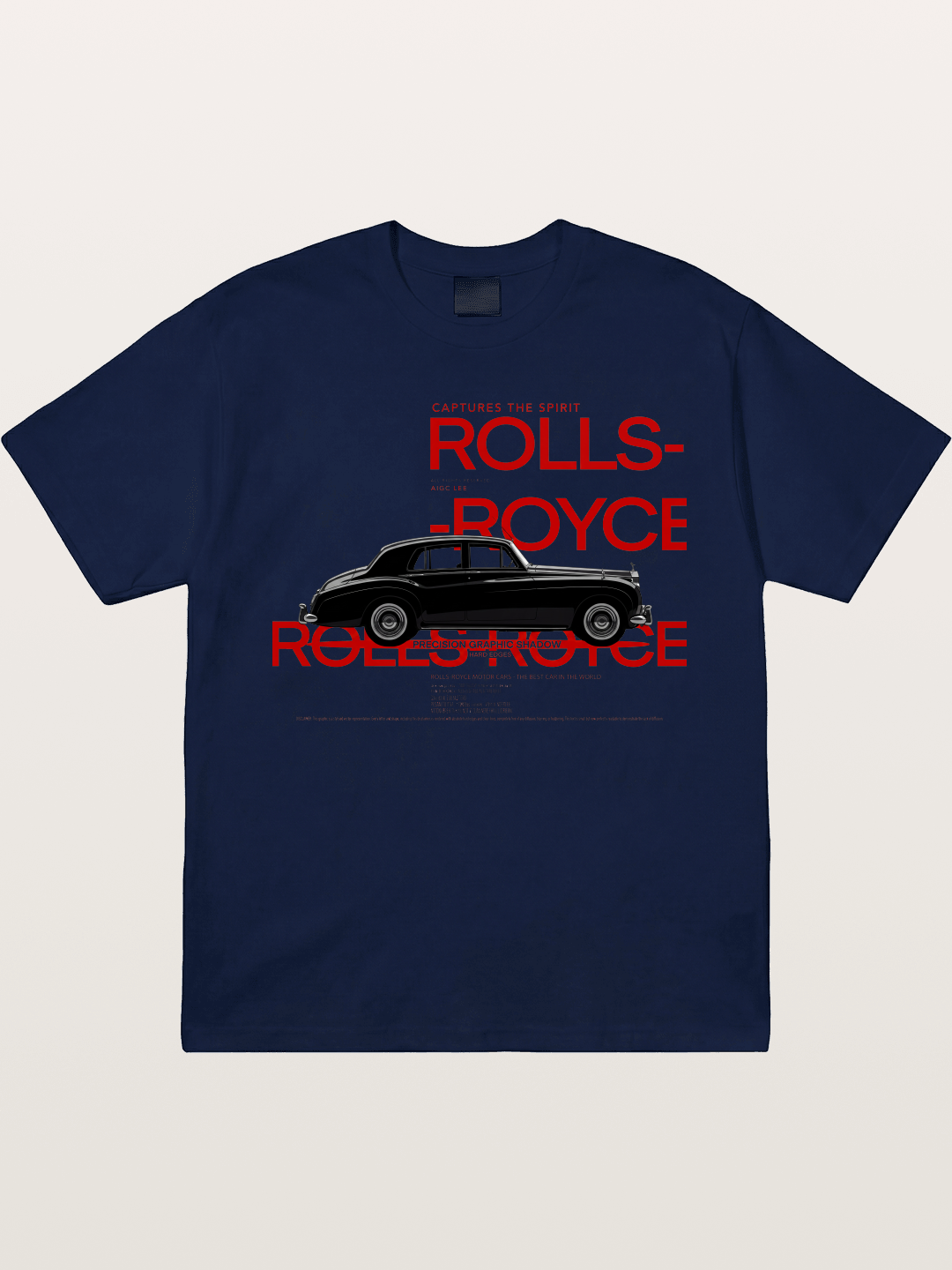 Vintage Rolls Royce Poster Art Gildan T-shirt