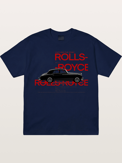Vintage Rolls Royce Poster Art Gildan T-shirt