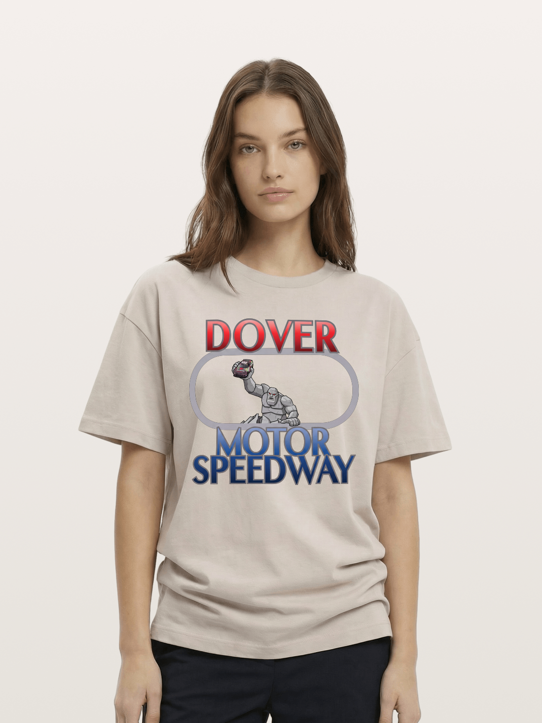 Miles the Monster Dover NASCAR Design Cotton T-shirt