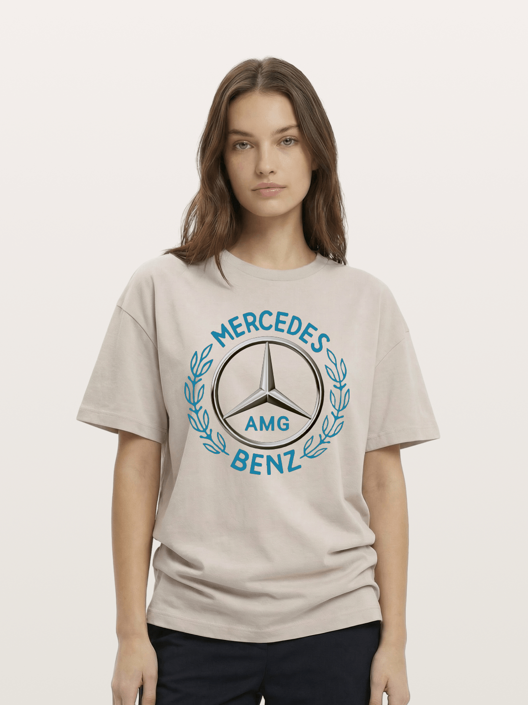 Mercedes-Benz AMG Laurel Wreath Emblem Cotton T-shirt
