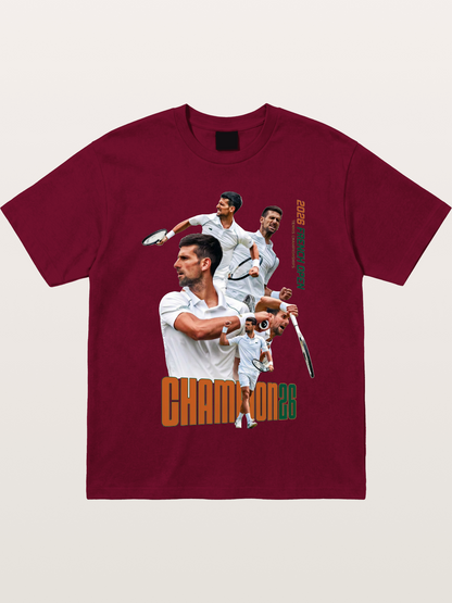 Djokovic French Open Champion Art Gildan T-shirt