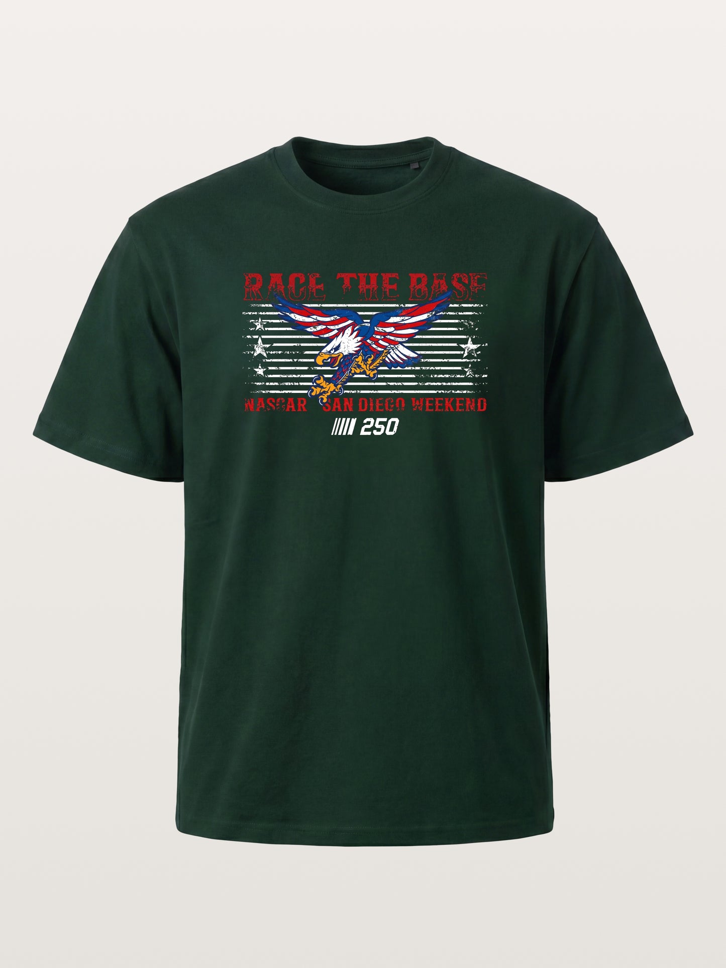San Diego NASCAR Eagle Patriotic Theme Gildan T-shirt