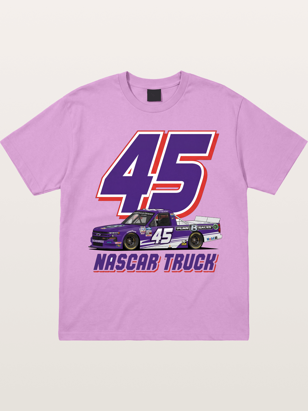 Purple 45 Racer Gildan T-shirt