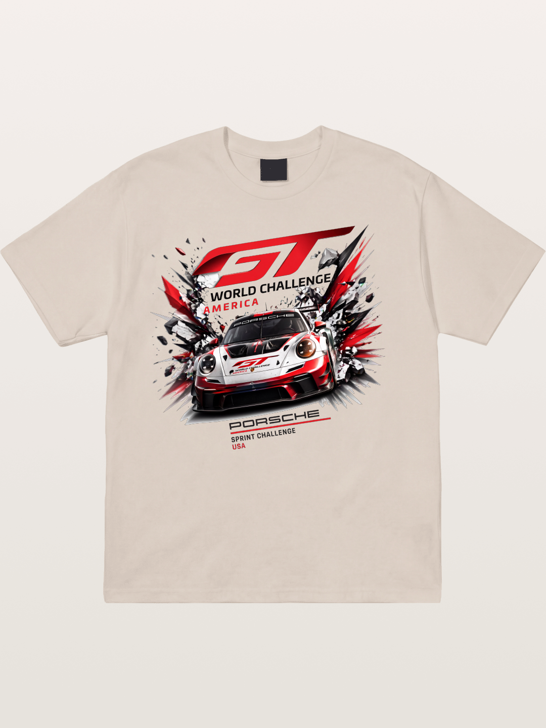 Porsche GT3 Sprint Challenge Art Cotton T-shirt