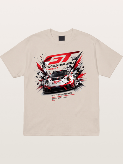 Porsche GT3 Sprint Challenge Art Cotton T-shirt