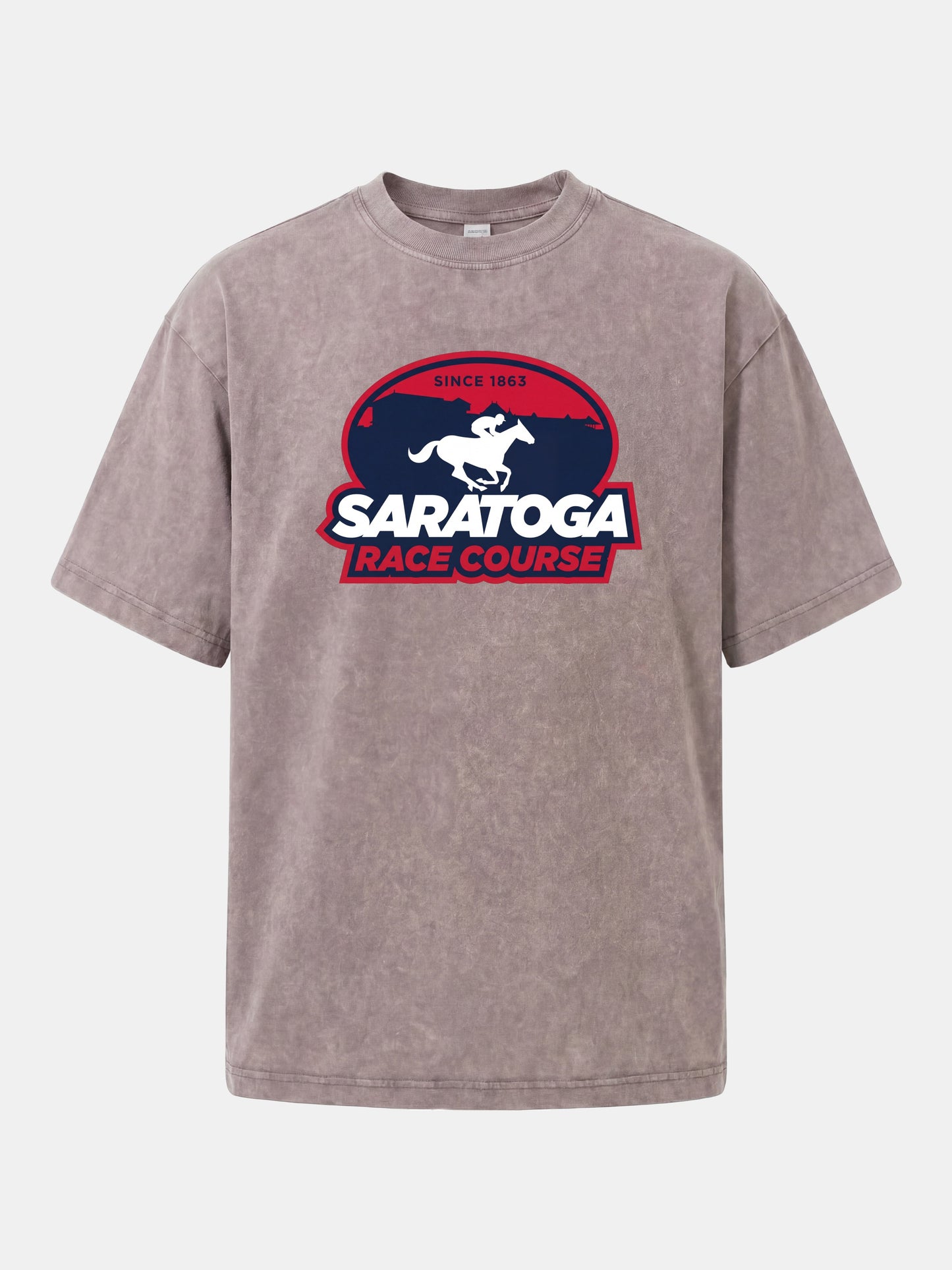 Saratoga Race Course Shield Crest Washed T-shirt
