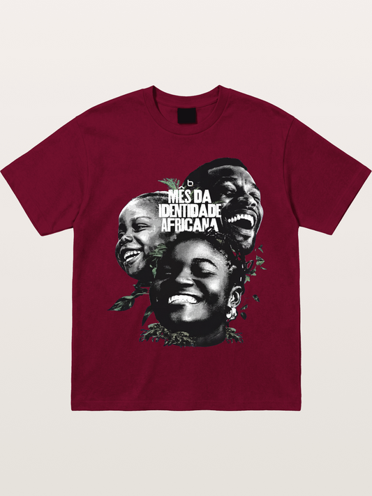 Juneteenth African Identity Faces Gildan T-shirt