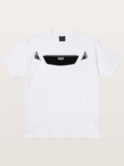 Cadillac Grille and LED Headlights Cotton T-shirt