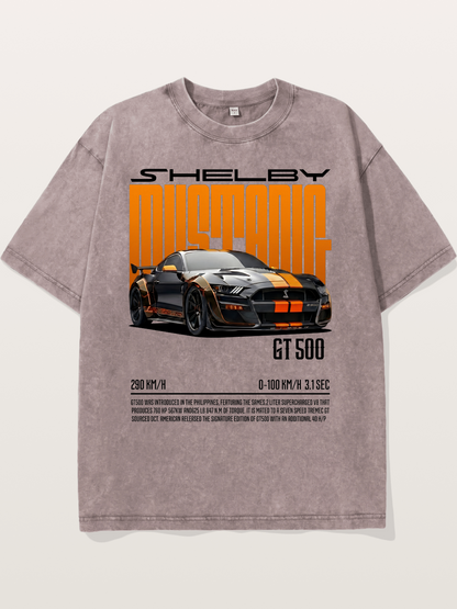 Shelby Mustang GT500 Art Washed T-shirt