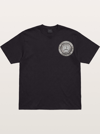 Mercedes Diamond Logo Art Cotton T-shirt