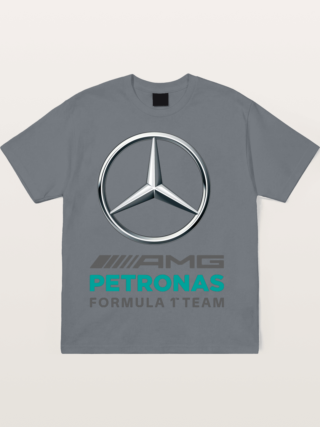 F1 Mercedes Petronas Team Logo Cotton T-shirt