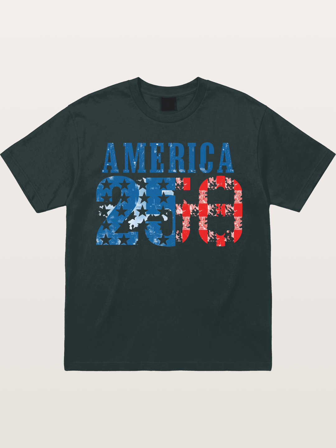 America 250 Grunge Typography Gildan T-shirt