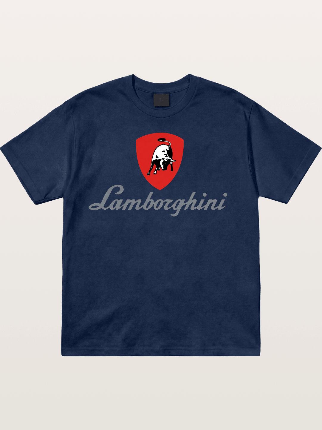 Lamborghini Red Bull Logo Cotton T-shirt