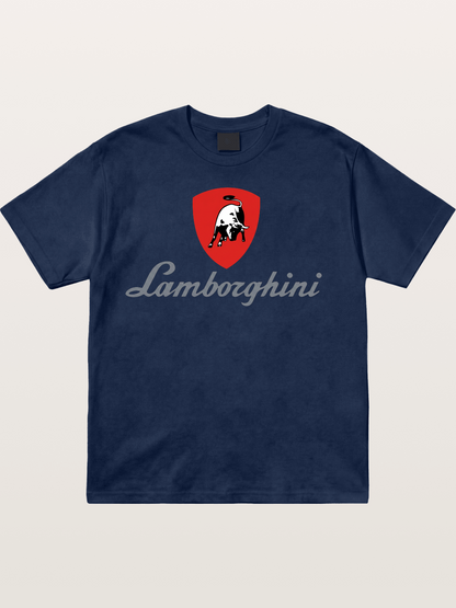 Lamborghini Red Bull Logo Cotton T-shirt
