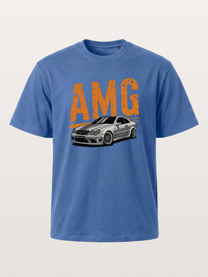 Vintage AMG CLK Coupe Distressed Font Gildan T-shirt